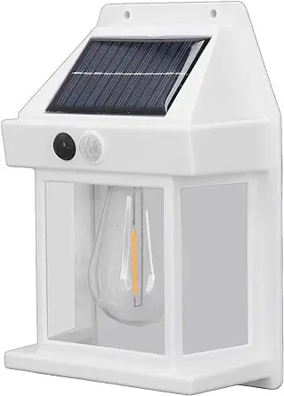 Outdoor Solar Wall Lamp White