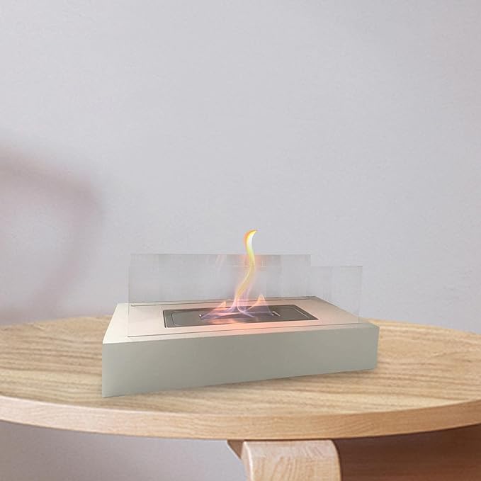 Portable Fireplace White